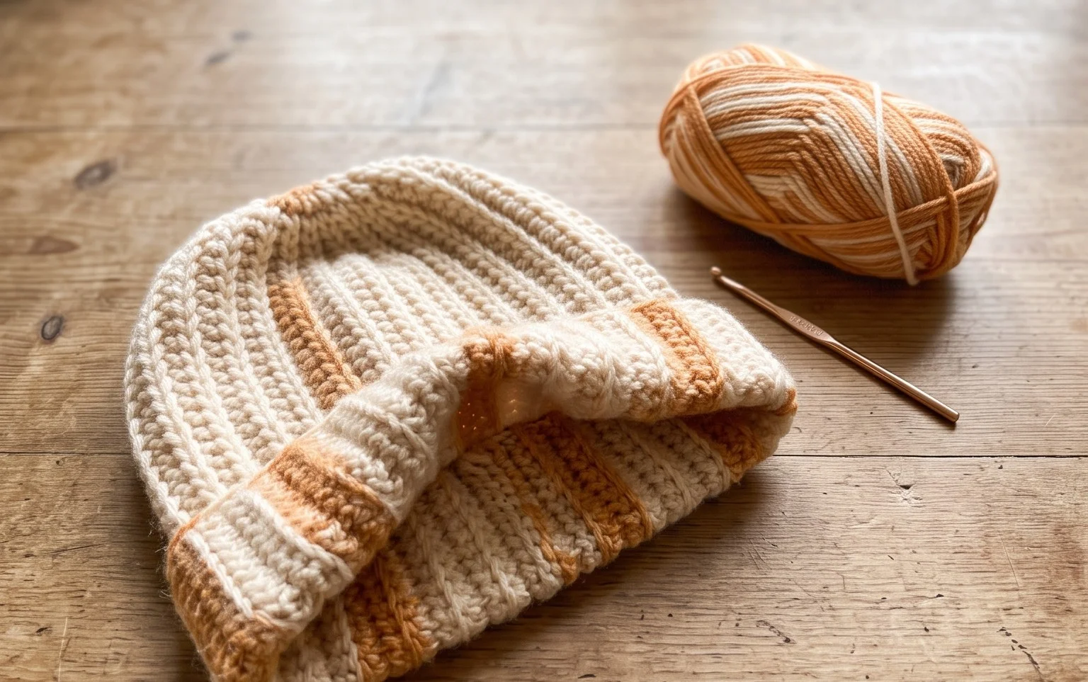 Messy Bun Beanie häkeln: Kostenlose Anleitung für Anfänger