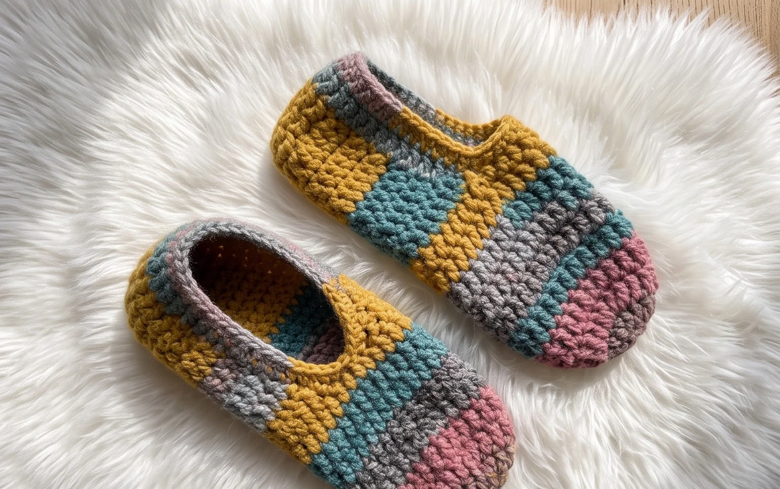 Socken häkeln: Schnelle Anleitung in unter einer Stunde