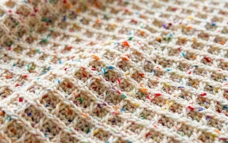 Waffle Stitch Blanket Pattern - Amanda Crochets