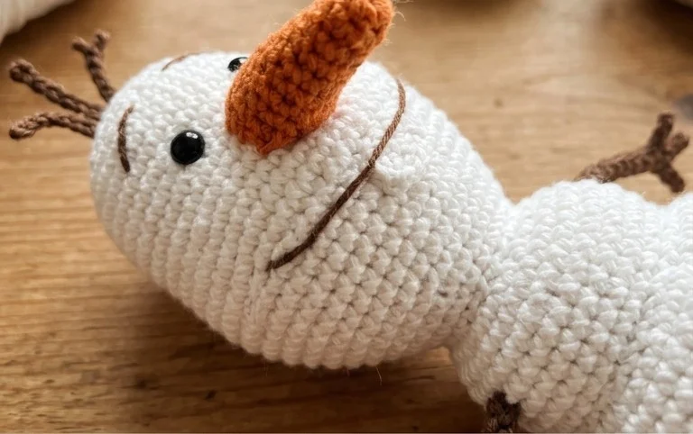 Olaf Amigurumi Crochet Doll Pattern