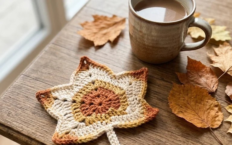 Herbstliche Ahornblatt Untersetzer: Einfache Anleitung