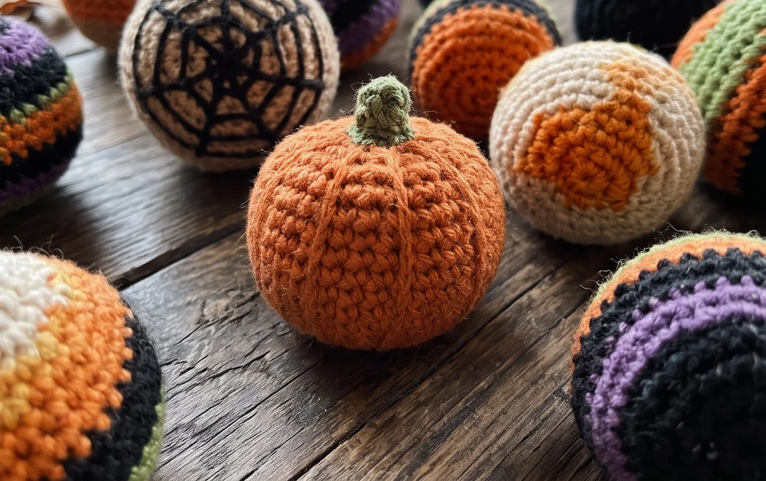 How to Make Easy Crochet Halloween Balls Pattern - Crochet Ami