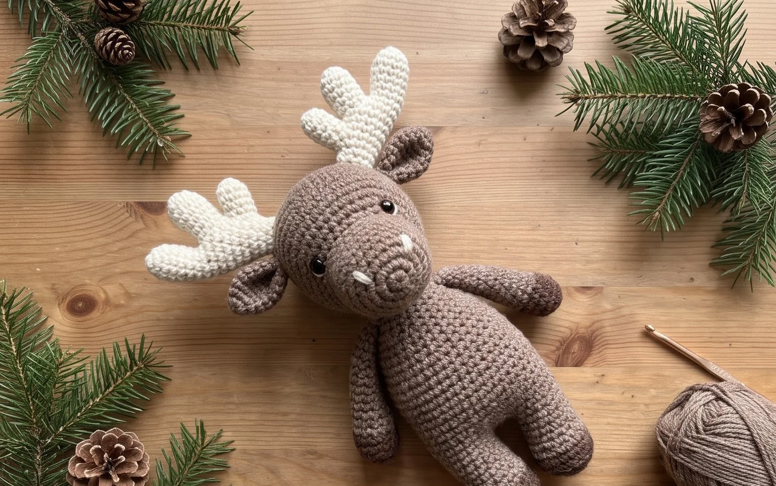 35 Elch Häkelanleitungen für Amigurumi und Kuscheltiere