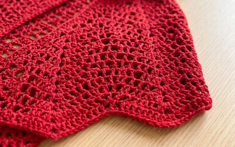 Easy lace crochet cape free pattern with video-jennyandteddy
