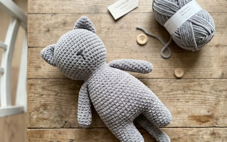 No-Sew Häkelkatze: Kostenlose Anleitung für Anfänger