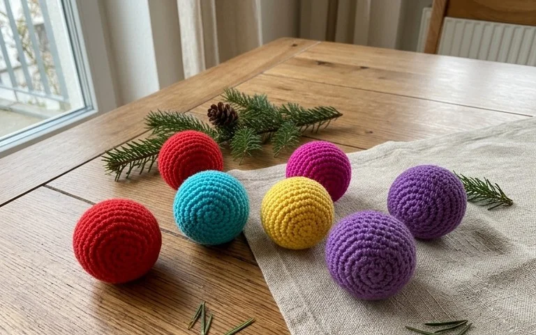 16 kostenlose Häkelanleitungen für Weihnachtsanhänger